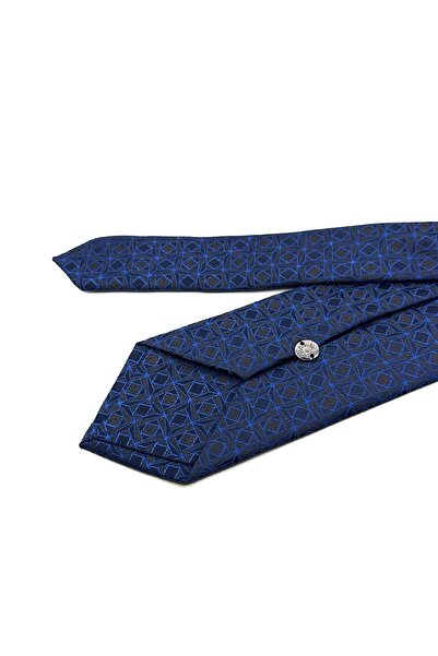 Kravatkolik Parlement - Κλασική γραβάτα με σχέδιο καφέ χρώματος KK12407