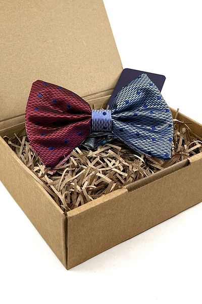 Kravatkolik Multicolored Polka Dot Pattern Bow Tie P1781