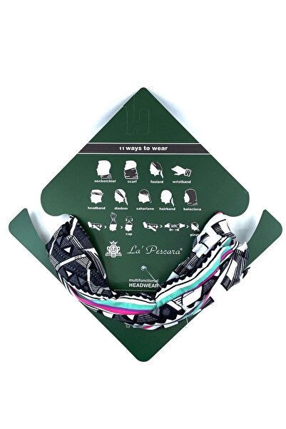 La Pescara Φοβερή Λευκή Μπαντάνα Bnd79