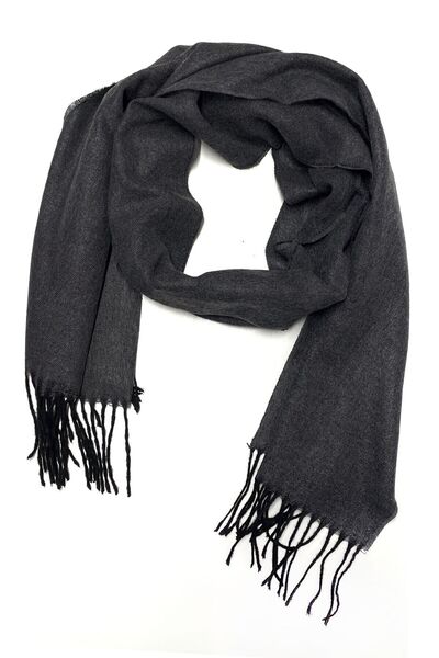 Kravatkolik Γκρι διπλής όψης ανδρικό κασκόλ K318