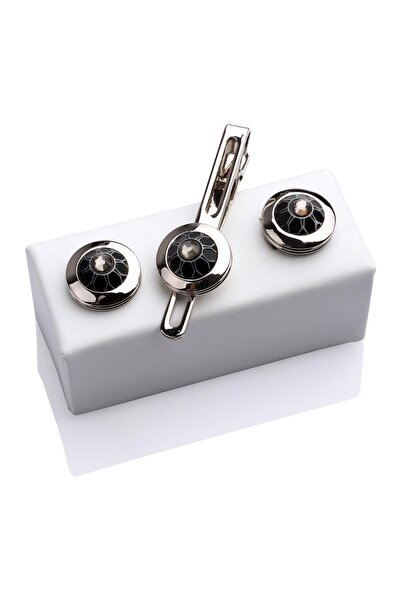 La Pescara Cufflinks and Tie Clips Set KD357