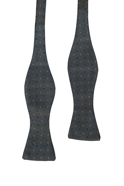 Kravatkolik Green Small Pattern Light Bow Tie AP124