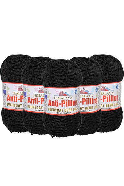 Himalaya Himalaya Everyday Bebe Lux 5 Pieces Black Anti Pilling Knit - 70418