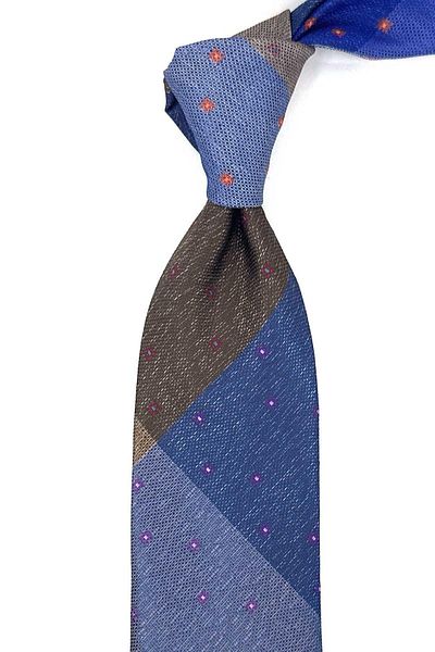 Kravatkolik Sand Pattern Multicolor Patchwork Classic Tie KK12167