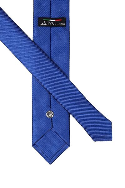 Kravatkolik Navy Blue Self Pattern Slim Tie Sk7403