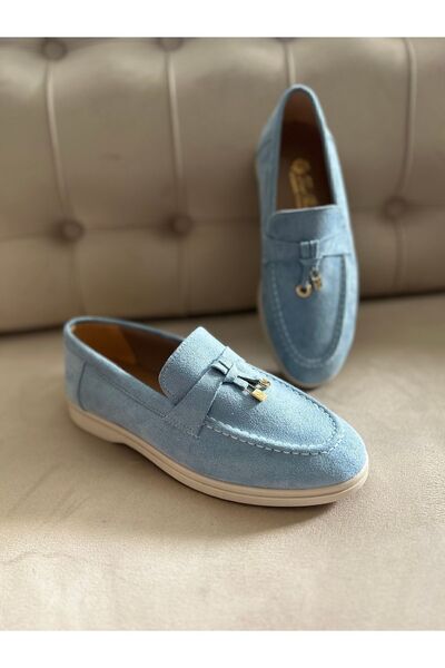 LP حذاء لوفر من جلد الغزال