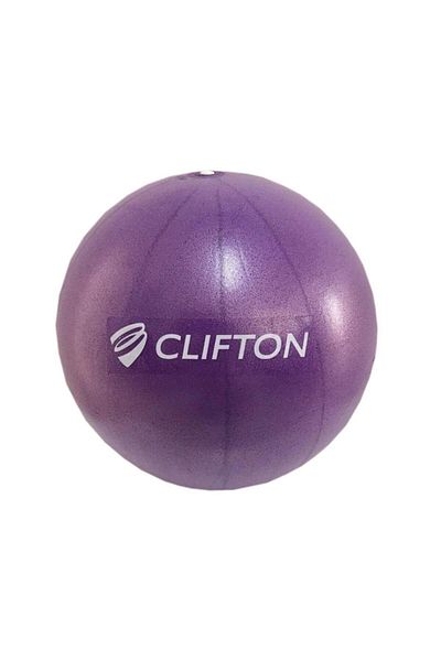 Clifton كرة تمارين بيلاتيس صغيرة قوية مقاس 25 سم باللون الأرجواني
