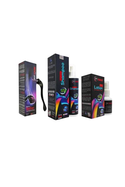 FitHair 3'lü Set  Losyon  Şampuan  Dermaroller