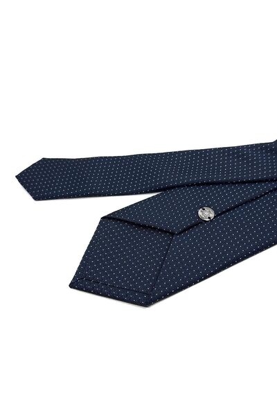 La Pescara Синя крапка візерунок хусткова класична краватка Kk11675