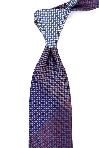 Kravatkolik Dot Pattern Multicolor Patchwork Classic Tie KK12208