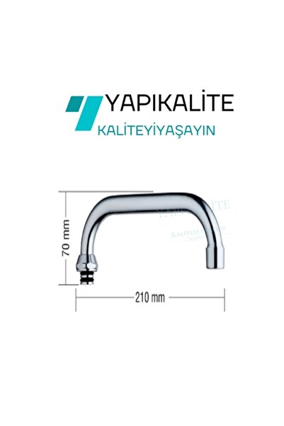 YAPI KALİTE Klasik Çevirmeli Mutfak Bataryası Borusu