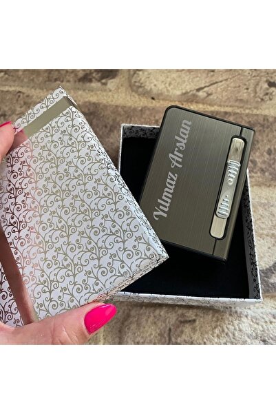 sihirlihediyem Kişiye Özel Çakmaklı Sigara Kutusu