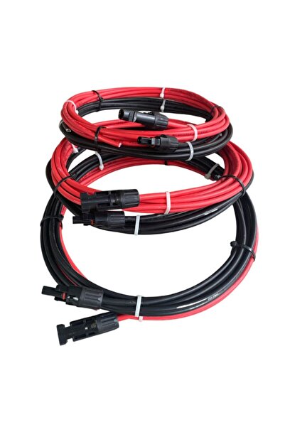 Tommatech Grafen Enerji Mc4 Konnektör Uçlu 6mm Solar Kablo 10 M (5+5)