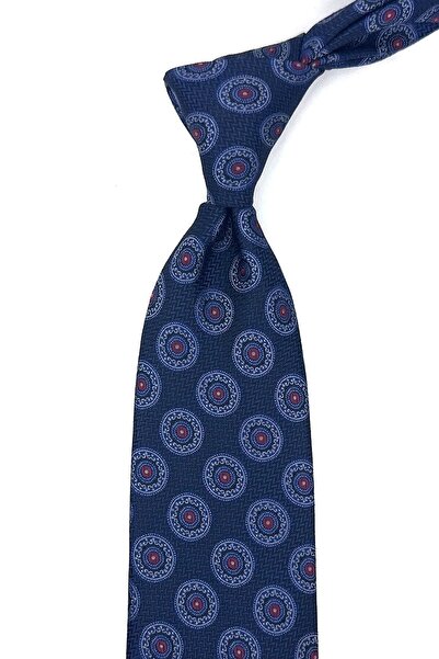 La Pescara Синій краватка з класичним візерунком KK11811