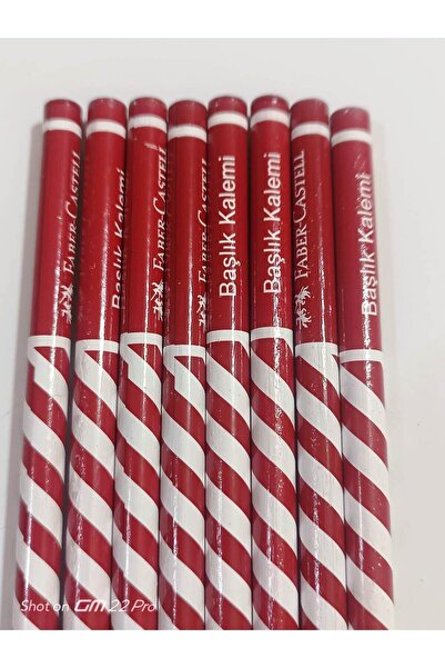 Faber Castell Kırmız Dalgalı Başlık Kalemi (8ADET)