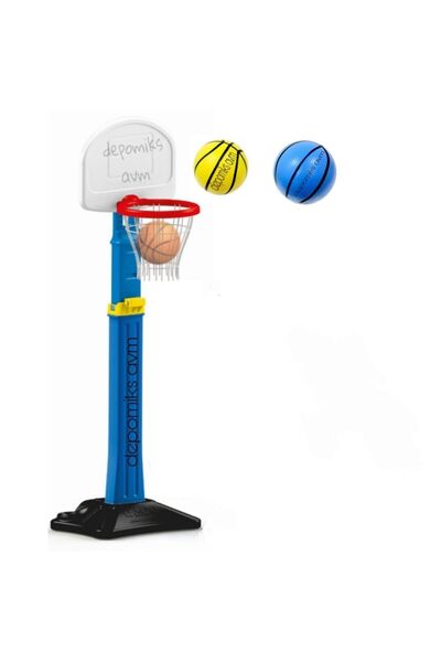 Full Adjustable Basketball Hoop Sports Toys with 3 Ball Gifts