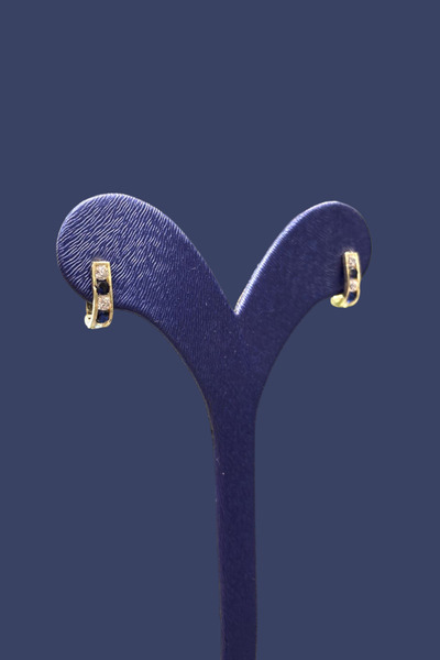 Altınaşkı Renkli Taşlı Altın Çocuk Küpe