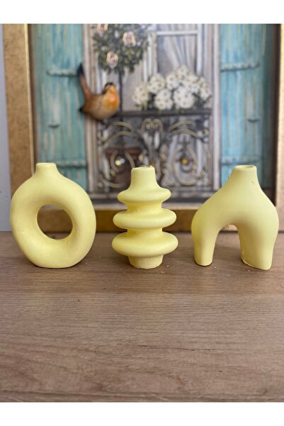 Hepsi Moda Black Bohemian Vase - Minimal Set of 3