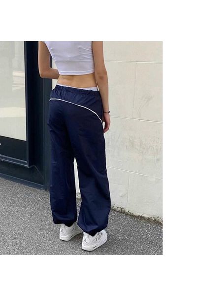 DEEFWEAR Y2k Black KnittEd TrousErs-swEatpants SEt