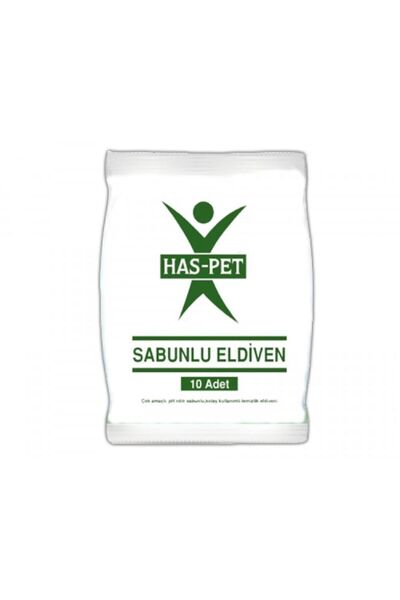 Has-Pet Sabunlu Eldiven 10 Adet