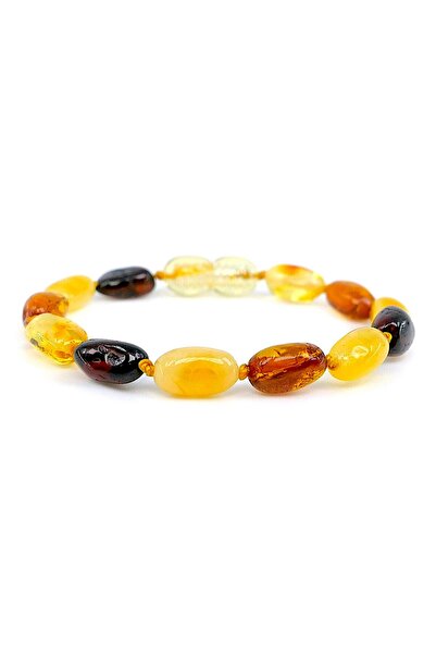 Arden Global Kehribar Bebek Çocuk Olive Bileklik, Bebeklere Hediyelik Bileklik