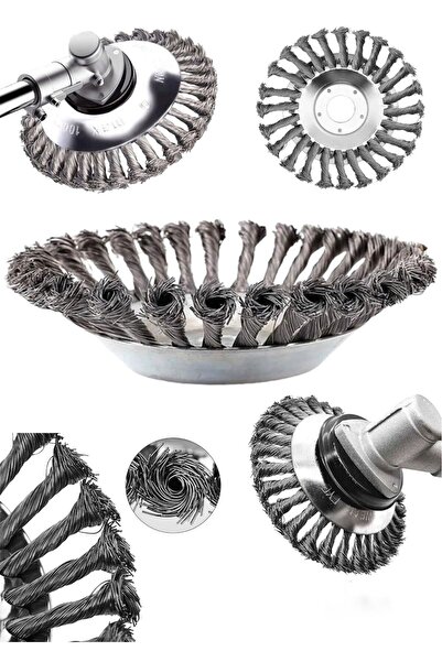 SCHUTZENGER Tırpan Başlığı Kıyı Temizleme Çelik Telli Universal Çim Ot Biçme ...