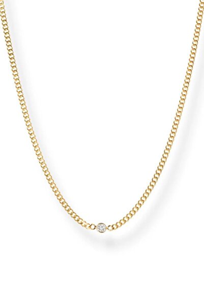 Joy of Jade Nima Kolye 1 Mikron 18 Ayar Altın Kaplama (925 AYAR GÜMÜŞ ÜZERİNE), Zirkonyum