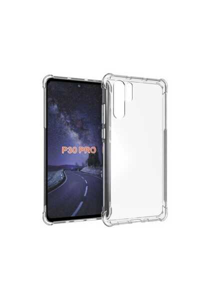 halkhouse Huawei P30 Pro Kılıf NitroAnti Shock Silikon Şeffaf Ultra Korumalı ...