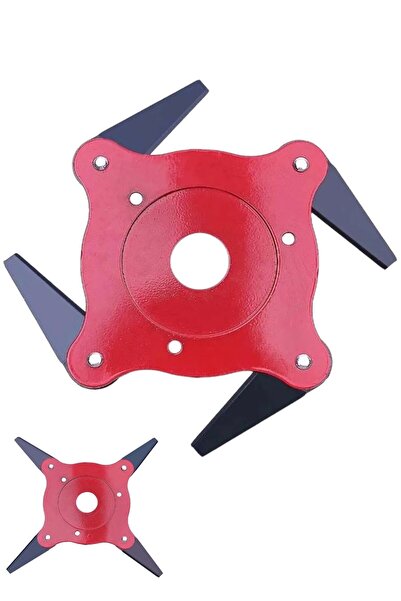 SCHUTZENGER Çim Ot Biçme Kafası 4 Bıçaklı Tırpan Başlığı Çelik Keskin Dönerli...