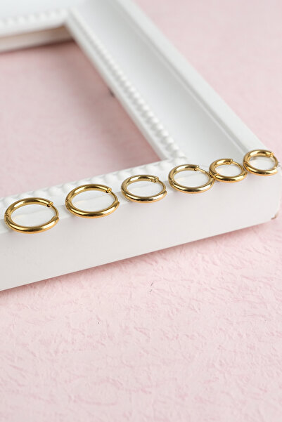 Richard Jewell KADIN VİP ÇELİK RENK ATMAZ  KÜPE