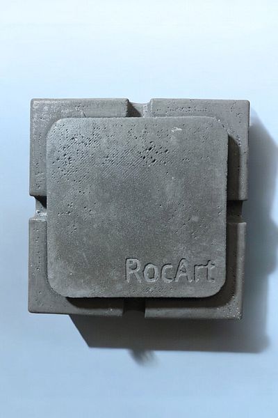 RocArt Home Τσιμεντένιο τετράγωνο τασάκι