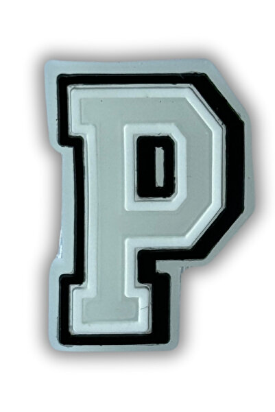 Crocs Jibbitz Terlik Süsü gece parlayan ışıklı p harf