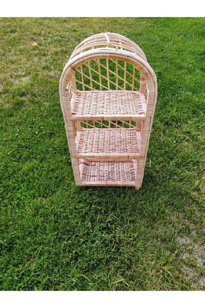 tunalar Hasır Raf 3 Lü Dekoratif Model Raf