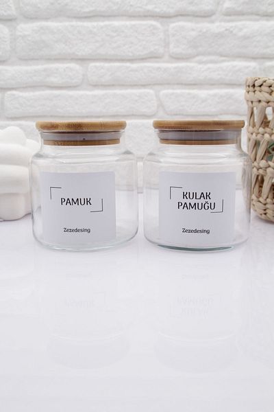 zezedesing Κάλυμμα Bamboo Glass Ear Cotton And Cotton Κάλυμμα 500ml