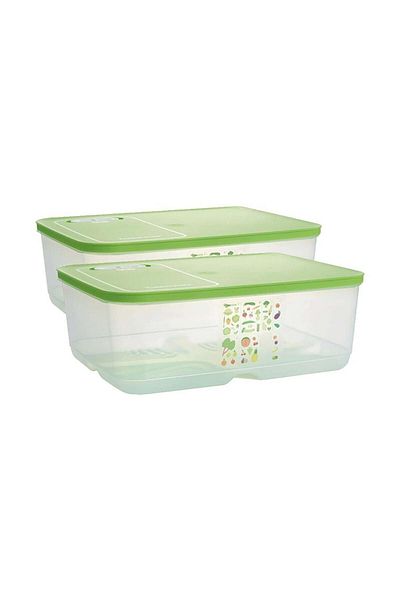 Tupperware Tupperaware Greenhouse Refrigerator Storage Container (2 X 9.9 Lt)