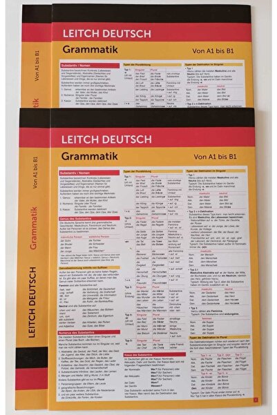 Bilge Yayınevi ليتش الألمانية Grammatik Von A1 Bis B1