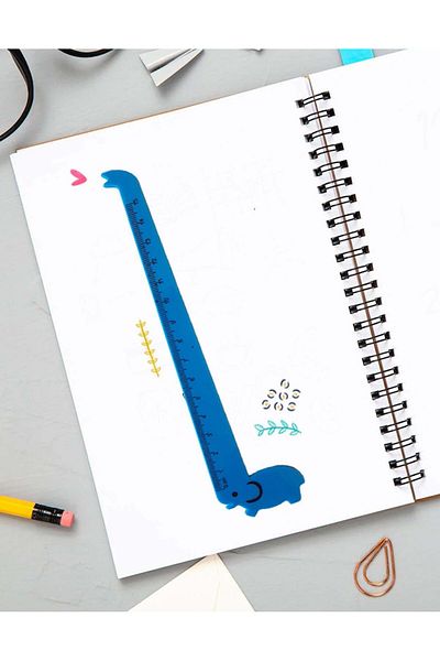Kağıt Gemi Dükkan Blue Elephant Ruler