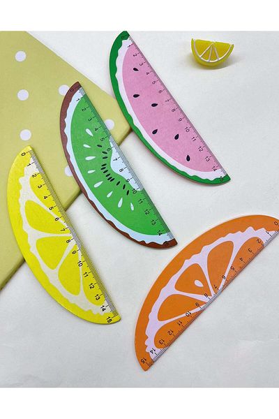 Kağıt Gemi Dükkan Fruit Lemon Ruler