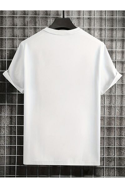 Let's Wear Ανδρικό μπλουζάκι με στάμπα Italia Premium με γιακά ποδηλάτου