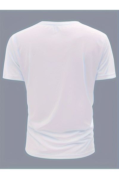 Let's Wear Μπλουζάκι Unisex Paris Printed Crew Neck Premium