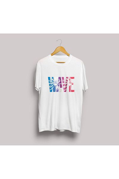 Let's Wear Μπλουζάκι με σχέδιο Wave Print