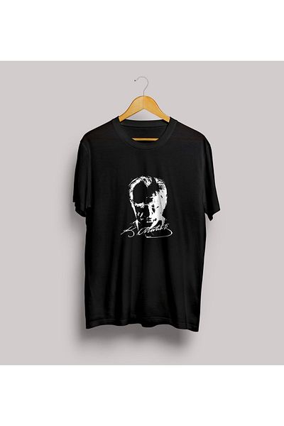 Let's Wear Μπλουζάκι με στάμπα Ataturk Oversize Design
