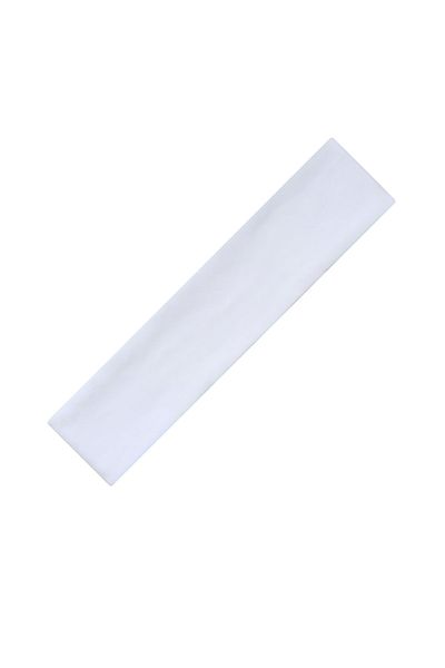 Salvia Dione White 3-Piece Cotton Flexible Sports Bandanas - Running, Gym, Yoga, Pilates
