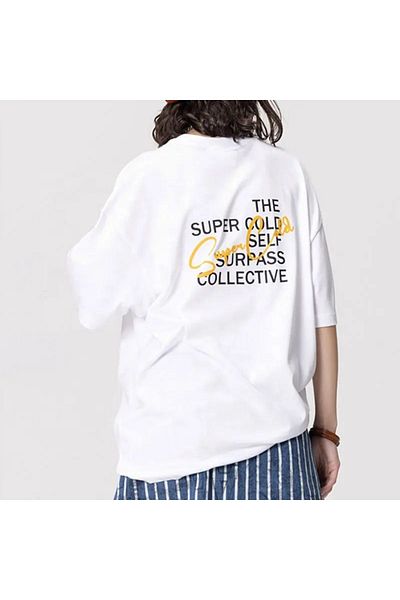 Let's Wear Μπλουζάκι Super Cold Oversize