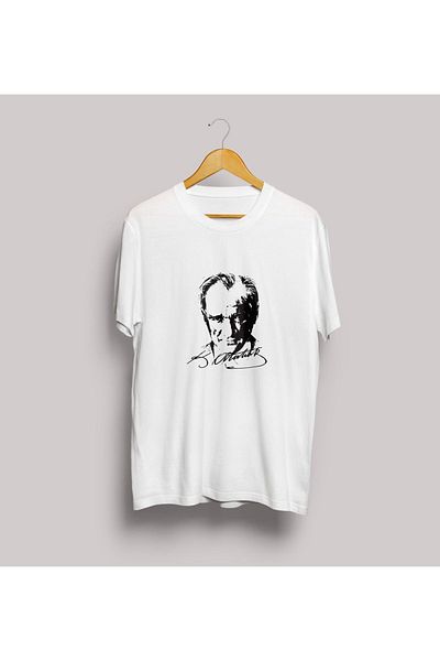 Let's Wear Μπλουζάκι με στάμπα Ataturk Oversize Design