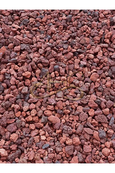 AHS Pomza 6-12mm 8 Kg 10 Litre Lav Taşı Kırığı Kırmızı Akvaryum Teraryum Volkanik Ponza Taşı Cürüf