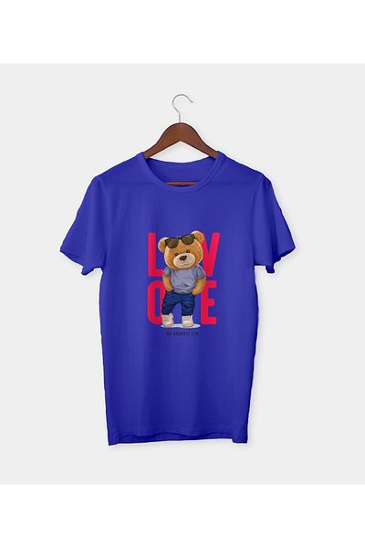 Let's Wear Tricou cu design oversize cu imprimeu Love