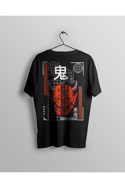 Let's Wear Ανδρικό T-Shirt Premium - ΙΑΠΩΝΙΚΗ ΜΥΘΟΛΟΓΙΑ Εκτύπωση, Λαιμόκοψη