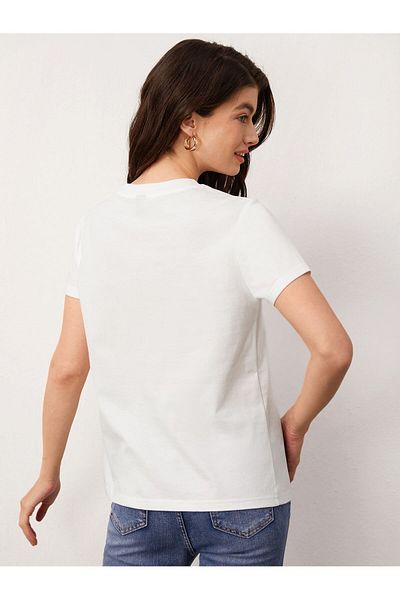 Let's Wear Μπλουζάκι με λαιμόκοψη Oversize