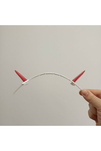 Sence Tasarım Zero Two Crown| Horns| Darling in the Franxx Anime Cosplay